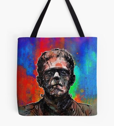 Frankenstein’s Monster Gothic Art Tote Bag