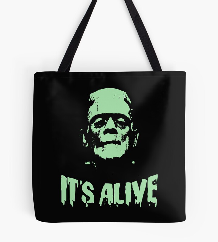 Frankenstein Classic Horror Style Tote Bag