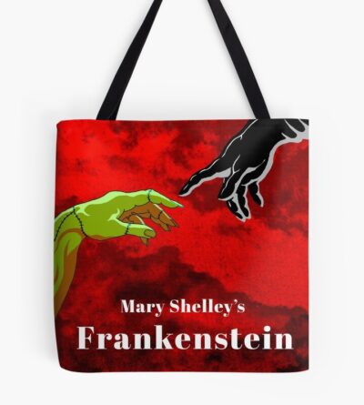 Frankenstein Gothic Monster Design Tote Bag