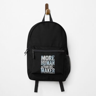 Frankenstein More Human Than His Maker Backpack