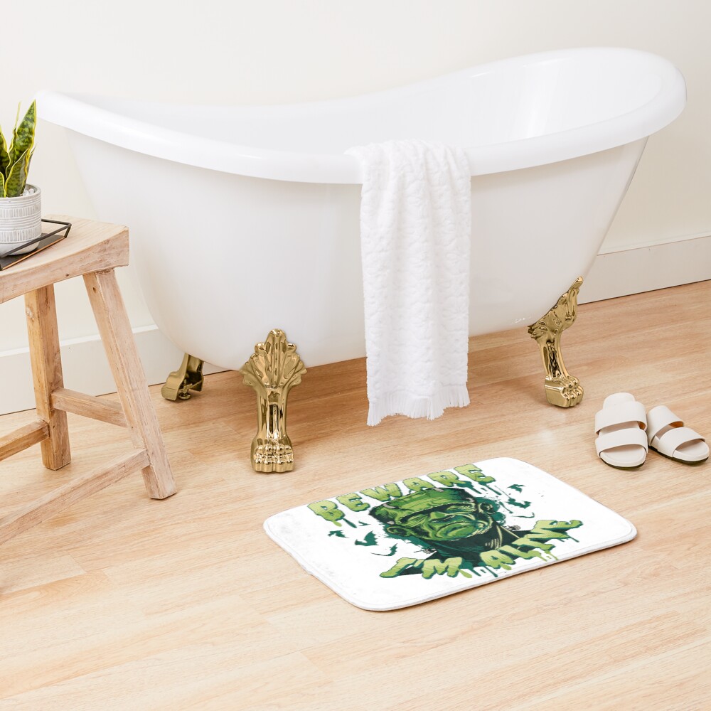 Horror Frankenstein Is Still Alive Bath Mat - Image 2