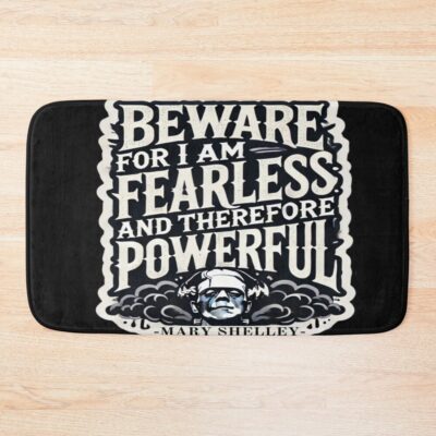 Frankenstein Quote Literary Style Bath Mat