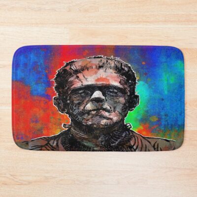 Frankenstein’s Monster Gothic Art Bath Mat