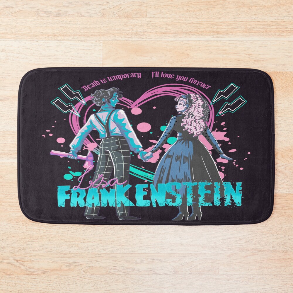 Lisa Frankenstein 80s Aesthetic Bath Mat