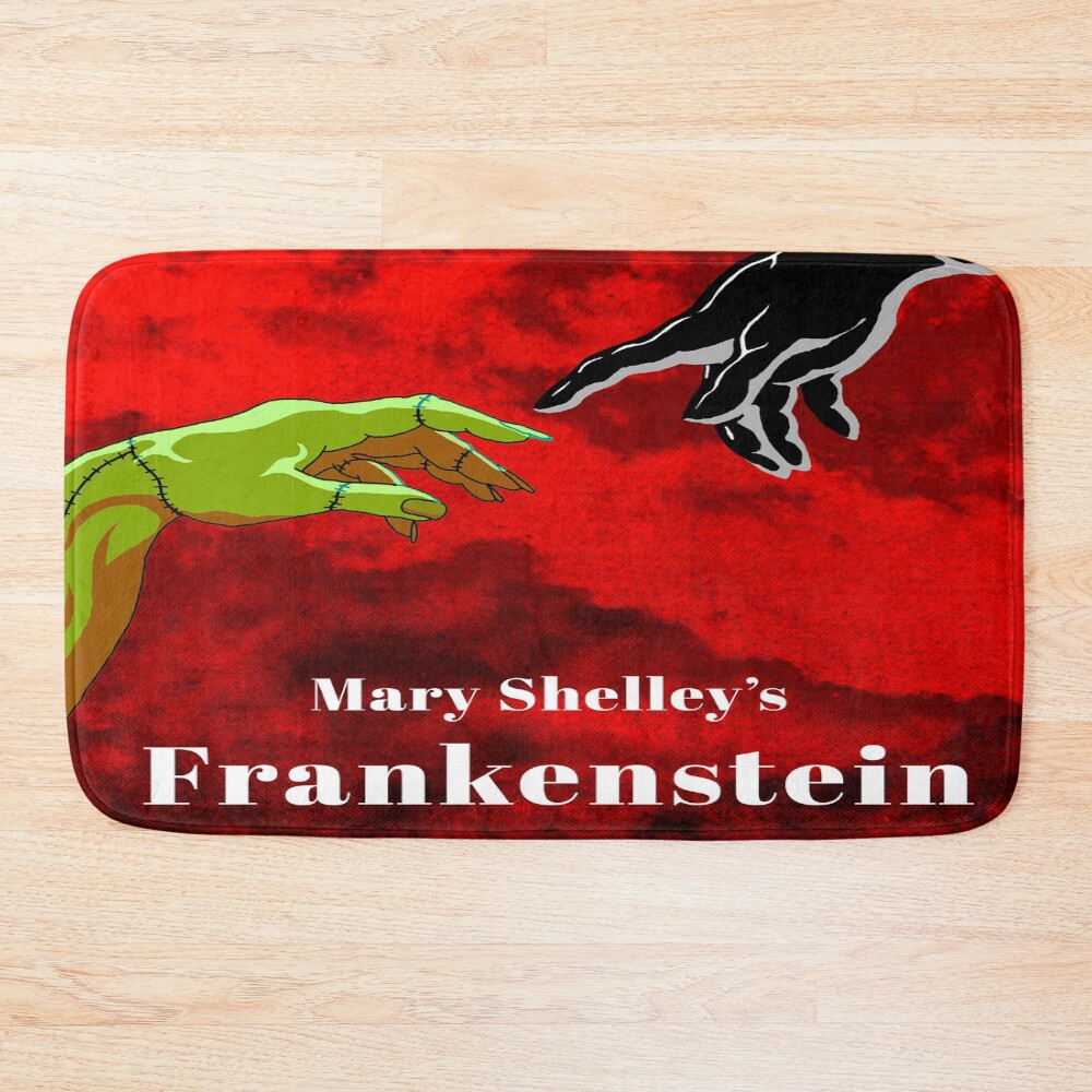Frankenstein Gothic Monster Design Bath Mat