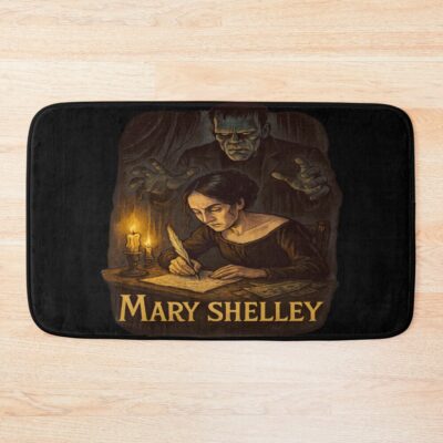 Mary Shelley Last Chapter Gothic Quote Bath Mat