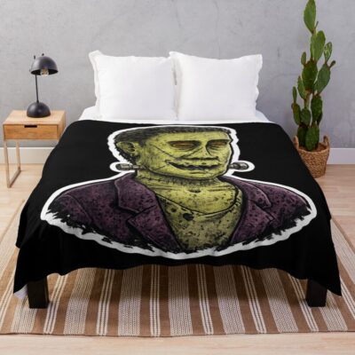 Frankenstein Street Style Rome Throw Blanket