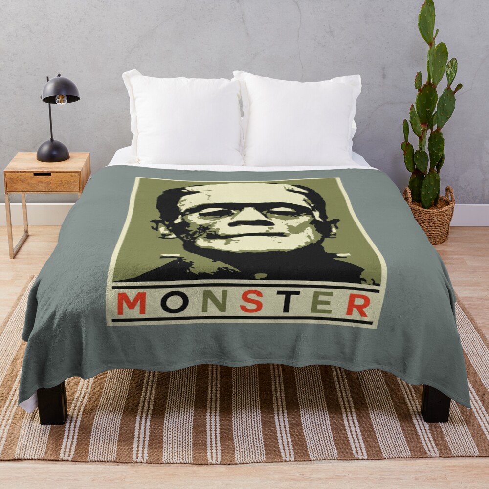 Boris Karloff Frankenstein’s Monster Throw Blanket