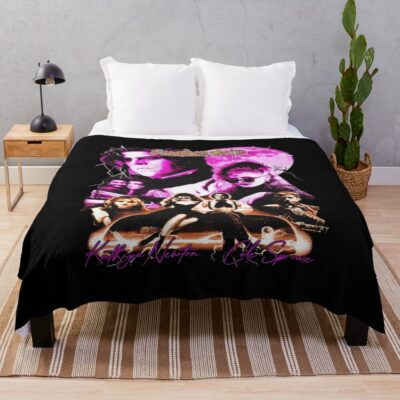 Lisa Frankenstein Retro 90s Style Throw Blanket
