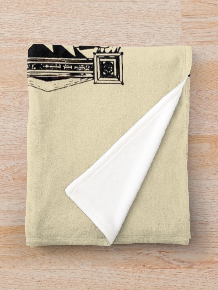 Retro Monsters Frankenstein Throw Blanket - Image 2