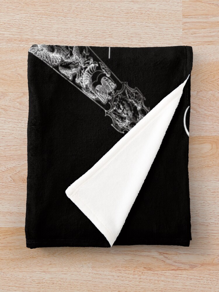 Mary Shelley Frankenstein Fearless Quote Throw Blanket - Image 2