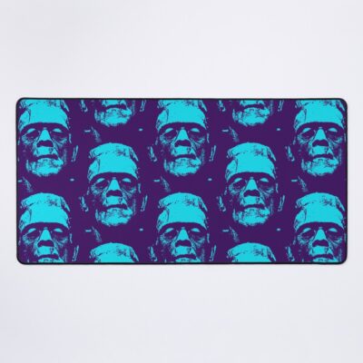 Frankenstein Monster Blue Mouse Pad