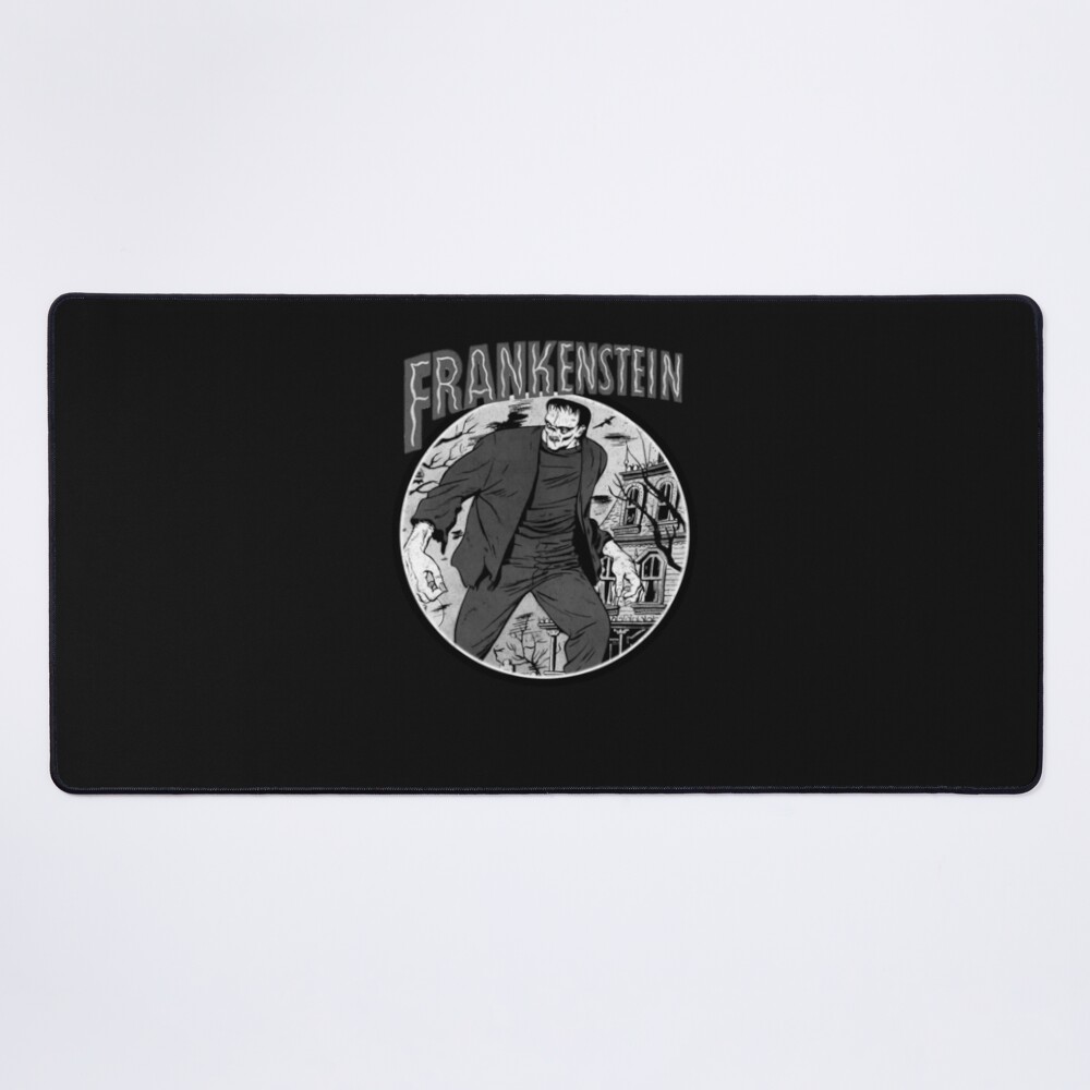 Frankenstein Retro Horror Mouse Pad