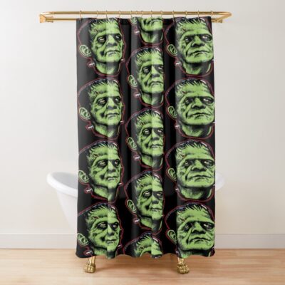 Classic Frankenstein Horror Shower Curtain
