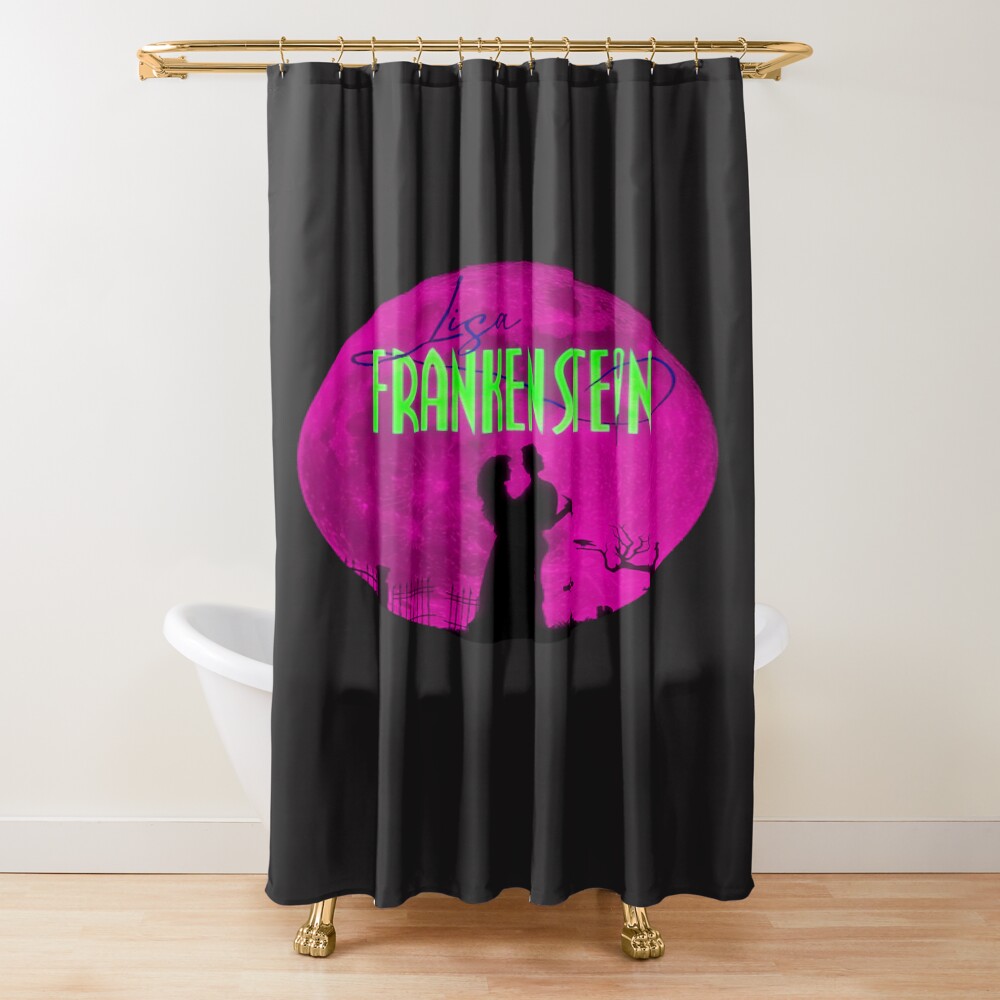 Lisa Frankenstein Movie Retro Shower Curtain
