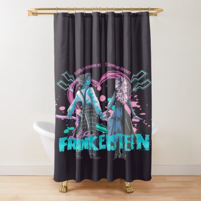 Lisa Frankenstein 80s Aesthetic Shower Curtain