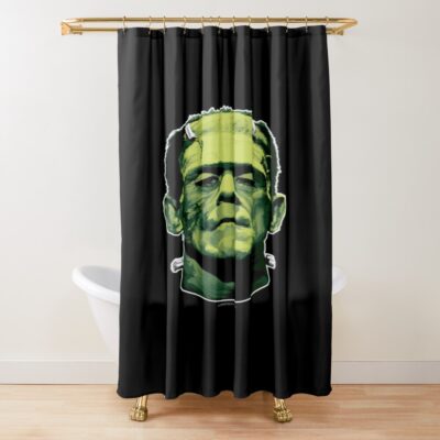 Frankenstein Monster Green Classic Shower Curtain