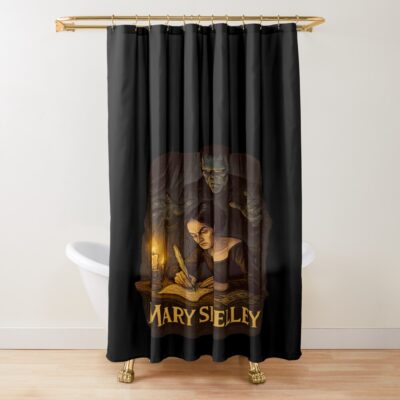 Mary Shelley Last Chapter Quote Shower Curtain