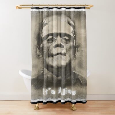 Frankenstein Boris Karloff Monster Shower Curtain