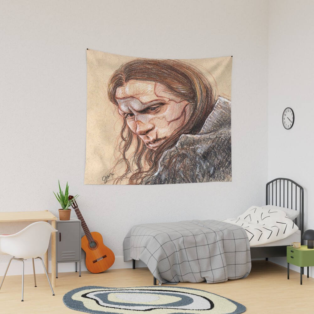 Frankenstein’s Creature Gothic Horror Art Tapestry