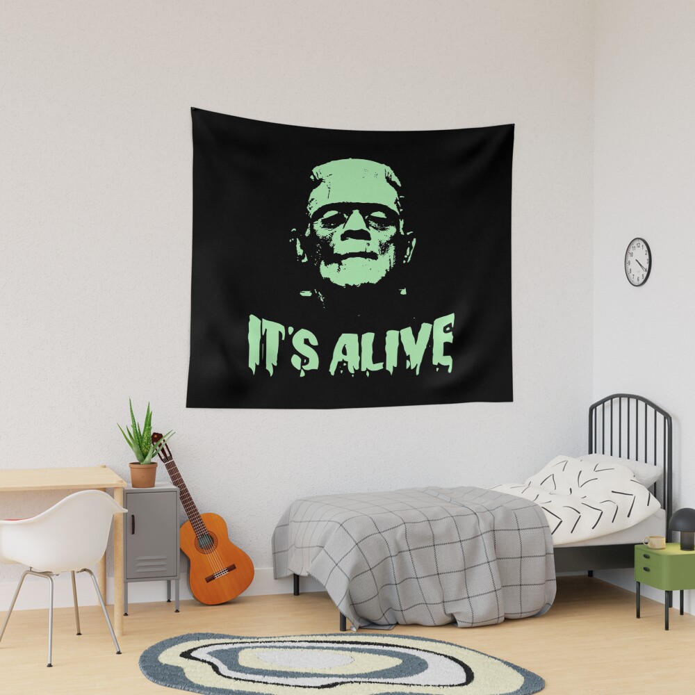Frankenstein Classic Horror Style Tapestry