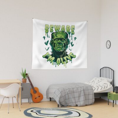 Horror Frankenstein Is Still Alive Tapestry