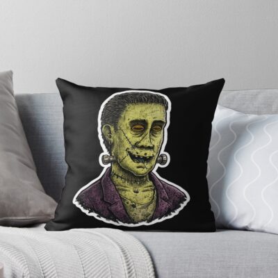Frankenstein Street Style Rome Throw Pillow